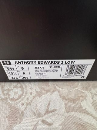 Zapatillas Adidas Anthony Edwards 1 Low (43)