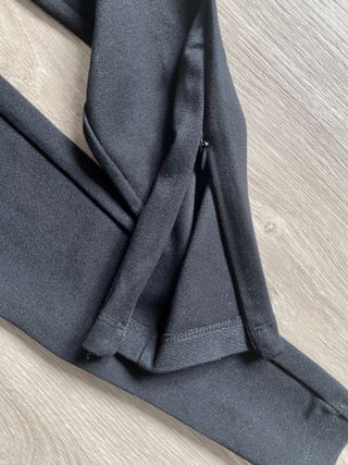 Leggings H&M Punto Mujer Negro Talla XS