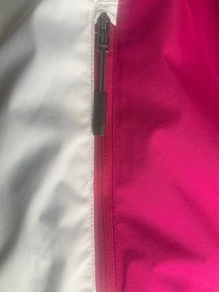 Anorak Columbia Mujer Rosa y Blanco