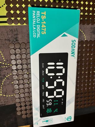 Reloj Digital SODANY TS-1475 Pantalla LCD