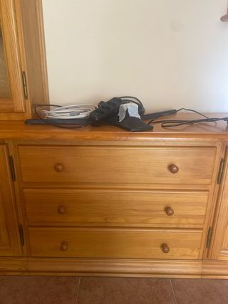 Mueble de salón de pino macizo