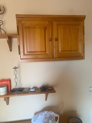 Mueble de salón de pino macizo