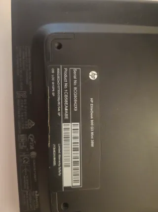 Ordenador hp Completo Negro