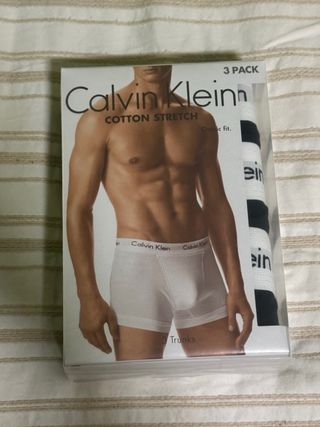 Calvin Klein 3 Pack Boxers Algodón Stretch