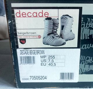 Botas de Snowboard Decade Beige/Brown Talla 40.5
