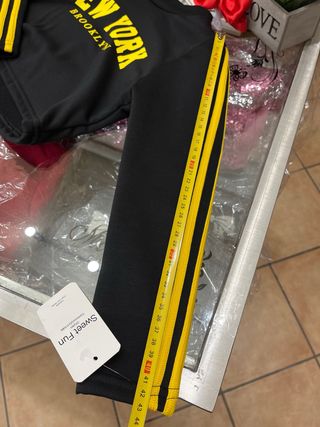 Tuta felpata bimba New York 10 anni