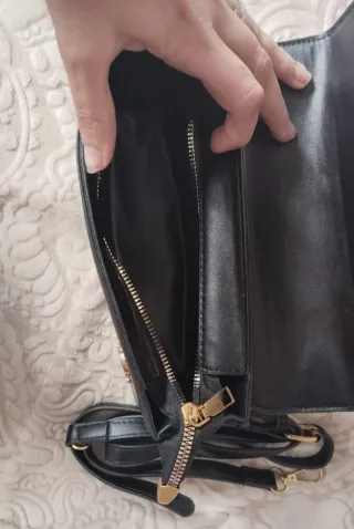 Borse a mano nere e rosa