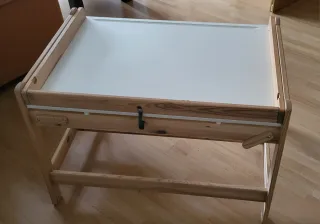 Mesa Escritorio Infantil Flisat Madera Blanca