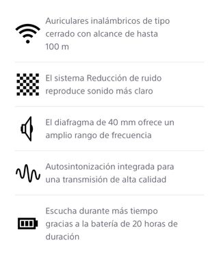 Auriculares Inalámbricos Sony