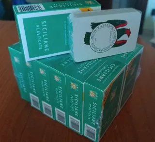 12 mazzi Carte Siciliane Triplex Polipastificate