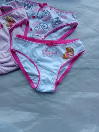 Set 12 Slip Bimba Disney Princess 2/3 anni