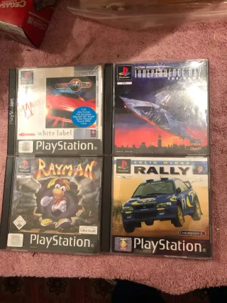 Lote 4 Juegos PlayStation PS1