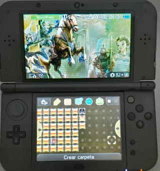 New 3DS XL Gold/Green IPS