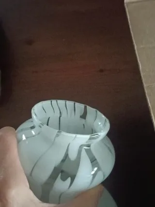 5 Coppe Vetro Murano Lampadario Anni 60/70