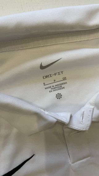 Polo Nike Blanco Talla L