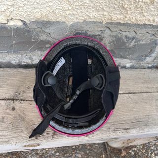 Casco rosa Decathlon sci