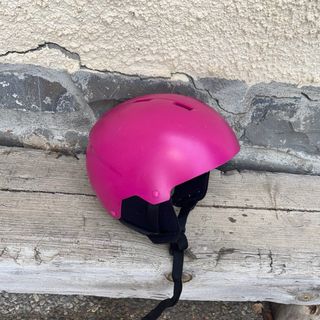 Casco rosa Decathlon sci