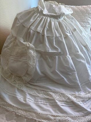 Enagua cancan niña blanca