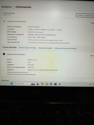 Portátil Dell Latitude 7280 i5 7ª Gen