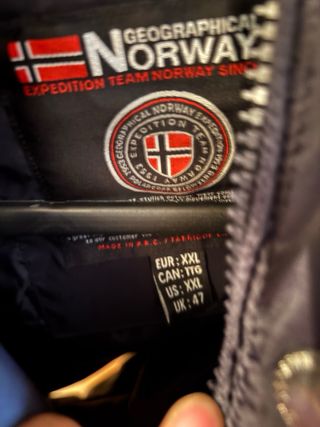 Abrigo Geographical Norway Negro Multicolor