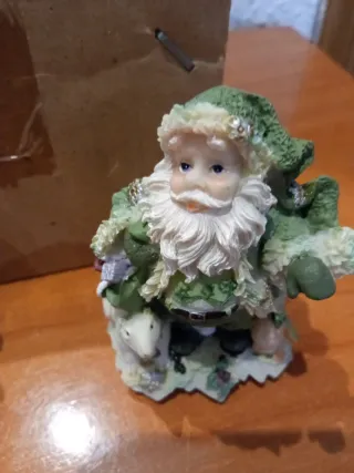 4 Figuras Papá Noel con Animalitos