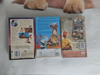 Lote 3 VHS Películas Infantiles Disney