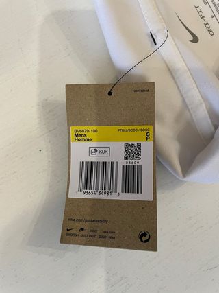 Polo Nike Blanco Nuevo Talla L