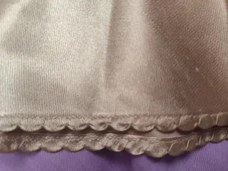 Pijama satén dorado talla L