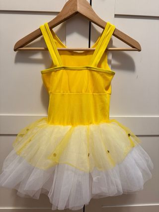 Traje ballet niña tul margaritas