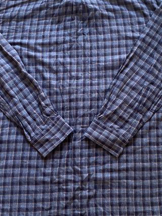 Camisa STEFANO cuadros marrón y gris XXXL