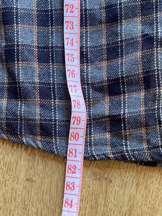 Camisa STEFANO cuadros marrón y gris XXXL