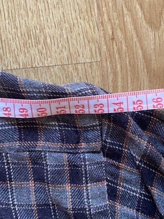 Camisa STEFANO cuadros marrón y gris XXXL