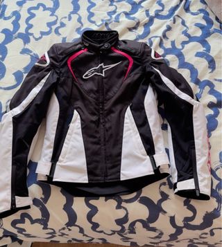 traje completo de moto para mujer alpinestars