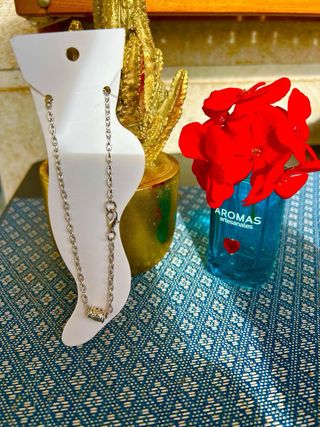 Pulseras/ Tobilleras plateadas nuevas