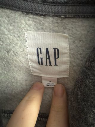 Sudadera Gap Gris Talla M