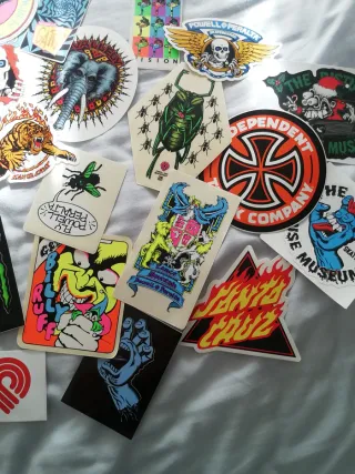 Lote Adhesivos Skate Vintage.... Para coleccion