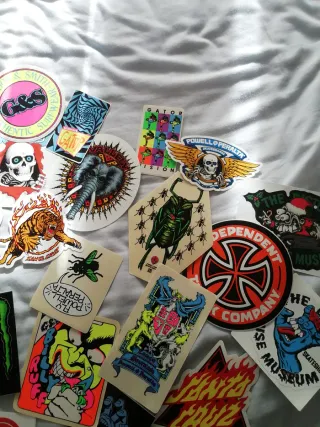 Lote Adhesivos Skate Vintage.... Para coleccion