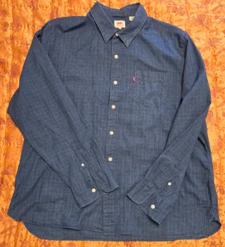 Camisa Levi's Hombre Azul Talla XXL