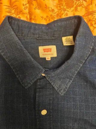 Camisa Levi's Hombre Azul Talla XXL