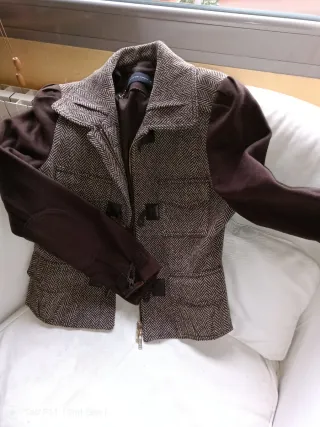 Chaqueta de lana de Purificación García talla 40