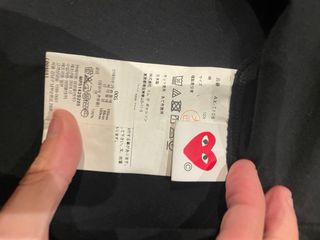 Camiseta Comme des Garçons PLAY Corazón Rojo