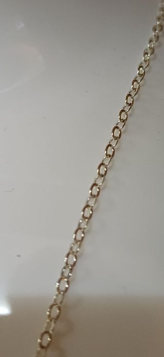 Colgante Cruz 2cm + Cadena Infinito 40cm acero ino