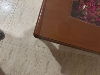 Mesa de salón 85x85 cm de madera maciza