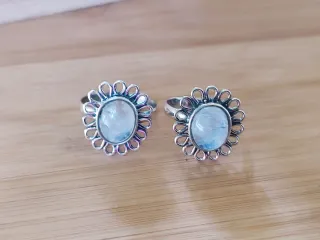 Anillo Plata Ley Piedra Luna.