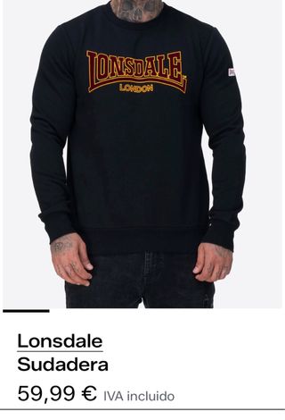 Sudadera Lonsdale Negra