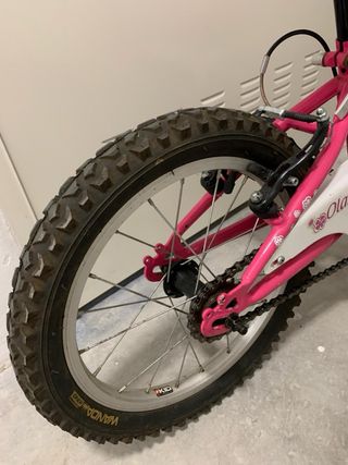 Bicicleta infantil rosa