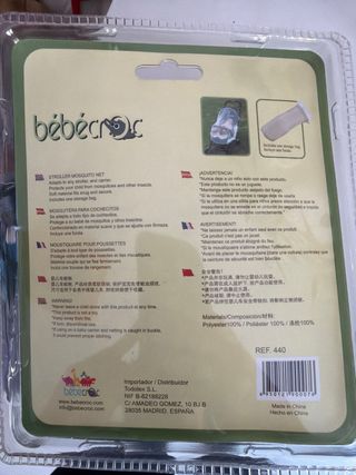 Mosquitera para cochecito de bebé Bébécroc
