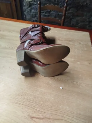 Botas marrones mujer con forro