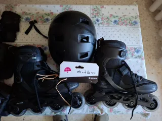 Patines en línea y protecciones