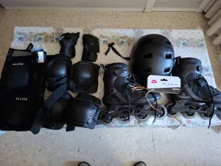 Patines en línea y protecciones